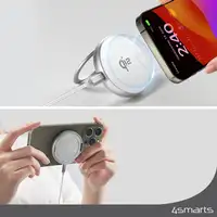 4smarts Qi2 Universal Plata USB Cargador inalámbrico Carga rápida Interior