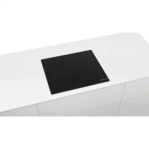 Bosch Serie 6 PKE611FP2E hobs Negro Integrado 60 cm Cerámico 4 zona(s)