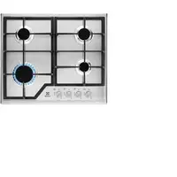Electrolux EGS6426SX Acero inoxidable Integrado Encimera de gas 4 zona(s)