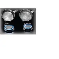 Electrolux EGS6426SX Acero inoxidable Integrado Encimera de gas 4 zona(s)