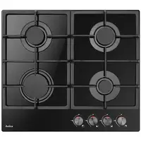 Amica PGCA6100APB hobs Negro Integrado 59 cm Encimera de gas 4 zona(s)