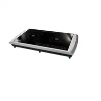 MPM MKE-11 Negro, Plata Encimera 59 cm Encimera de gas 2 zona(s)
