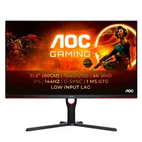 AOC G3 U32G3X/BK LED display 80 cm (31.5") 3840 x 2160 Pixeles 4K Ultra HD Negro,