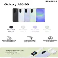 Samsung Galaxy A36 5G 8GB/256GB Smartphone 6.7' Negro Versión Import EU
