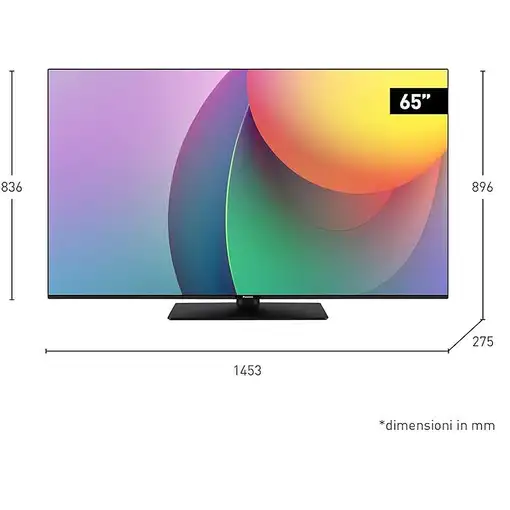Panasonic TB-65W60AEZ Televisor 165,1 cm (65\) 4K Ultra HD Smart TV Wifi Negro