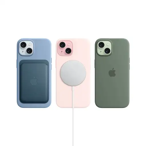 Apple iPhone 15 15,5 cm (6.1\) SIM doble iOS 17 5G USB Tipo C 128 GB Rosa