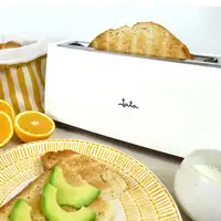Tostadora JATA TT579 con una ranura larga. 6 niveles de tostado. Descongela