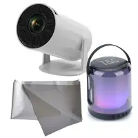 Klack Mini Proyector Portátil 4k, Altavoz Tg-376