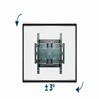 Gembird WM-80ST-01 soporte para TV 2,03 m (80") Acero