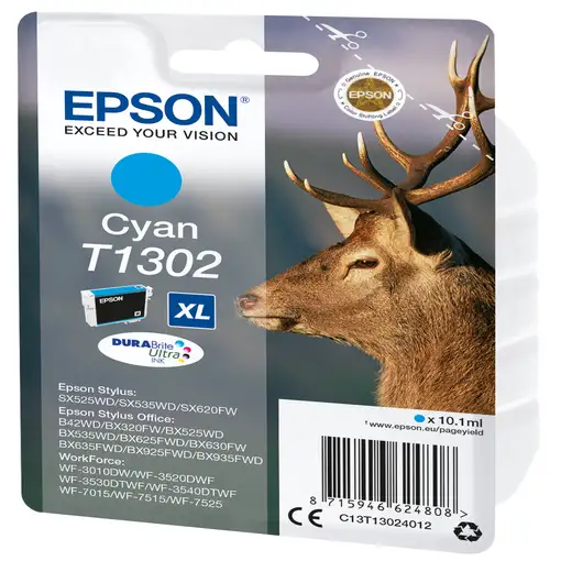 Epson Stag Cartucho T1302 cian