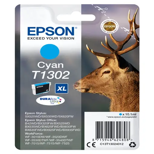 Epson Stag Cartucho T1302 cian