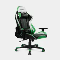 DRIFT DR175 Silla para videojuegos universal Asiento acolchado Negro, Verde, Blanc