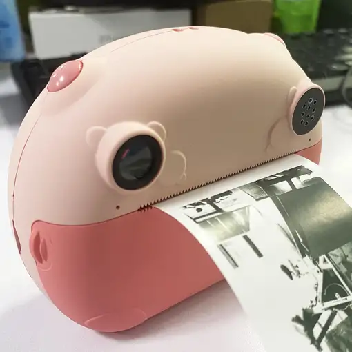 Cámara de impresión instantánea Klack niños Instantánea Rosa