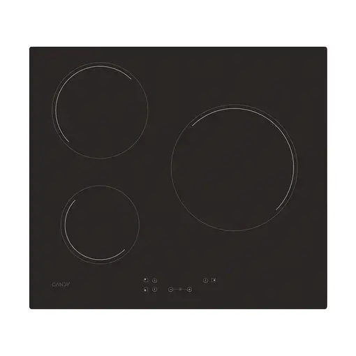 Candy CH63CC/4U2 Negro Integrado 59 cm Cerámico 3 zona(s)
