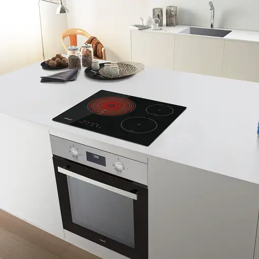 CATA TT 6003 Negro Integrado 59 cm Cerámico 3 zona(s)