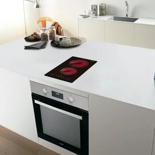 CATA TD 3002 BK Negro Integrado 29 cm Cerámico 2 zona(s)