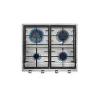 Teka EX 60.1 4G AI AL DR CI BTN Acero inoxidable Integrado 58 cm Encimera de gas 4