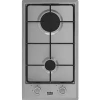 Beko HDCG 32220 FX Acero inoxidable Integrado 29 cm Encimera de gas 2 zona(s)