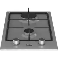 Beko HDCG 32220 FX Acero inoxidable Integrado 29 cm Encimera de gas 2 zona(s)