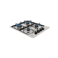 Teka HLX 640 KL Acero inoxidable Integrado 58 cm Encimera de gas 4 zona(s)