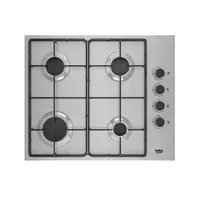 Beko HIGG 64103 SX hobs Acero inoxidable Integrado 60 cm Encimera de gas 4 zona(s)