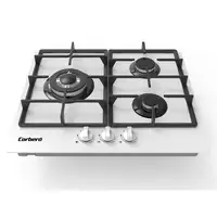 Corbero CPCGM3F3122W hobs Blanco Integrado 60 cm Encimera de gas 3 zona(s)