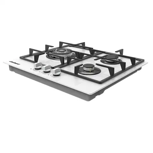 Corbero CPCGM3F3122W hobs Blanco Integrado 60 cm Encimera de gas 3 zona(s)