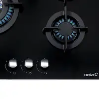 CATA CCI 6021 BK Negro Integrado 59 cm Encimera de gas 3 zona(s)