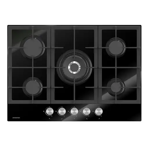 Infiniton 78GLN52 Negro Integrado Encimera de gas 5 zona(s)