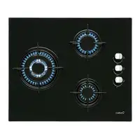 CATA CIB 6021 BK Negro Integrado Encimera de gas 3 zona(s)