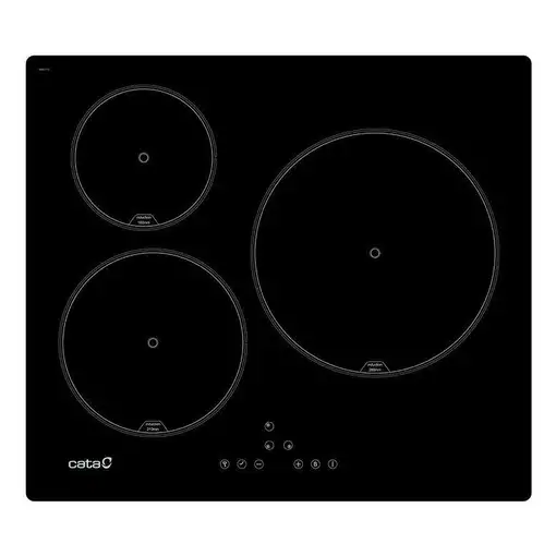 CATA IB 6303 BK Negro Integrado 59 cm Con placa de inducción 3 zona(s)