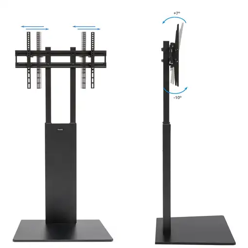 TooQ “Mirror” Soporte de Suelo para Pantallas 32"- 85", Negro