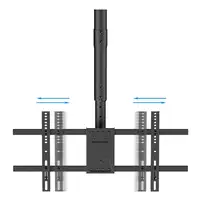 TooQ Soporte de Techo para 2 Pantallas 43"-86", Negro