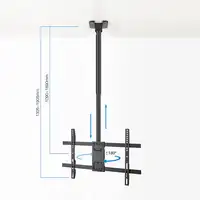 TooQ Soporte de Techo para Pantallas 43\-86\, Negro