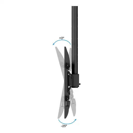 TooQ Soporte de Techo para Pantallas 43\-86\, Negro
