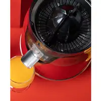 JATA JEEX1059 exprimidor Exprimidor eléctrico con brazo 160 W Rojo, Acero inoxidab