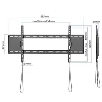 iggual Soporte pared TV Fijo 43\-90\ 80 kg SPTV86