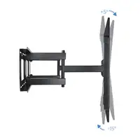 TooQ LP75100TN-B soporte para TV 152,4 cm (60") Negro
