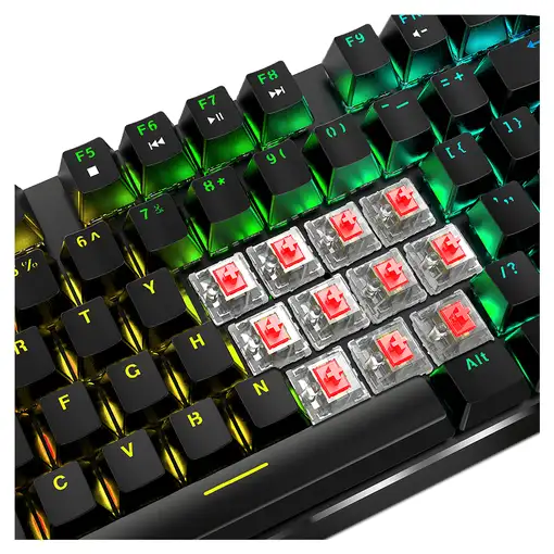 Hiditec GK400 ARGB teclado Juego USB Negro