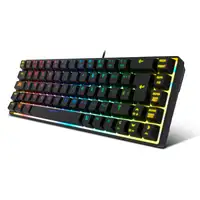 Krom Kalista teclado Juego USB Negro
