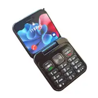 Teléfono Móvil plegable con tapa Klack i18 PRO Libre Negro