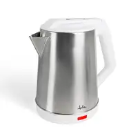 JATA JEHA1723 tetera eléctrica 2 L 1500 W Acero inoxidable, Blanco
