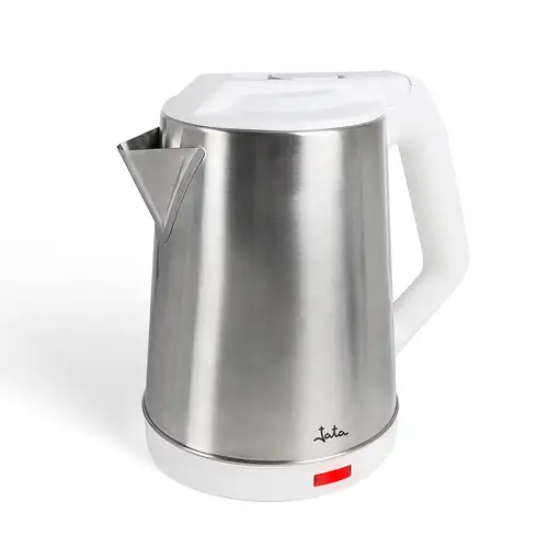 JATA JEHA1723 tetera eléctrica 2 L 1500 W Acero inoxidable, Blanco