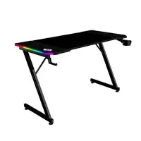 Mars Gaming MGD-X120RGB, Mesa Gaming Ergonómica, Iluminación ARGB con Mando, Fibra