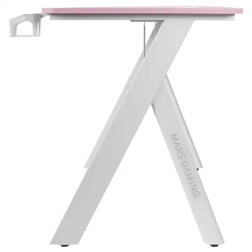 Mars Gaming MGD100RGB, Mesa Gaming Ergonómica RGB, Alfombrilla XXL, Soporte Auricu