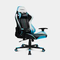DRIFT DR175 Silla para videojuegos universal Asiento acolchado Negro, Azul, Blanco