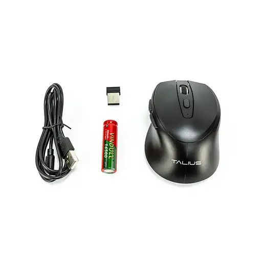 TALIUS Ratón inalámbrico MO-701 RF/BT USB black