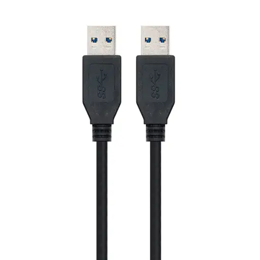 Nanocable 10.01.1002-BK cable USB USB 3.2 Gen 1 (3.1 Gen 1) 2 m USB A Negro