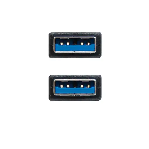 Nanocable 10.01.1002-BK cable USB USB 3.2 Gen 1 (3.1 Gen 1) 2 m USB A Negro