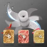 Mini Picadora Multifunción Recargable Klack Acero inoxidable, 30W
